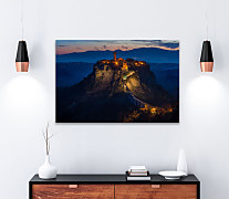 Obraz Civita di Bagnoregio Taliansko 1738